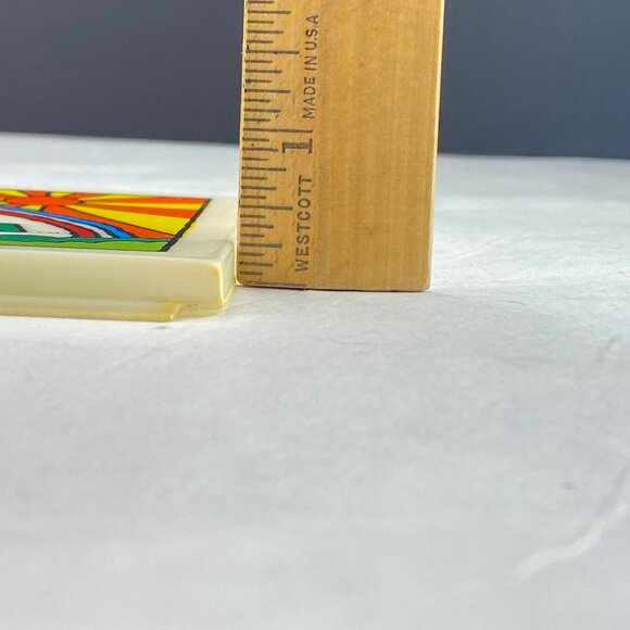 Vintage 7Up Peter Max Inspired Plastic Commercial Display Sign - Picture 13 of 13